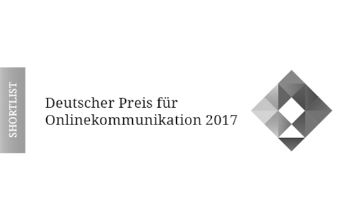 Deutscher Preis für Onlinekommunikation